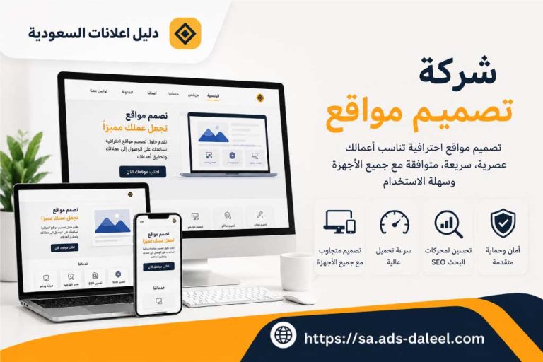شركة تصميم مواقع | دليل اعلانات السعودية